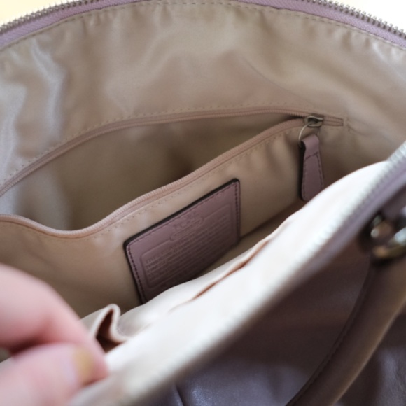 Y2K Coach Madison Pale Purple Leather Handbag Medium - Picture 10 of 11